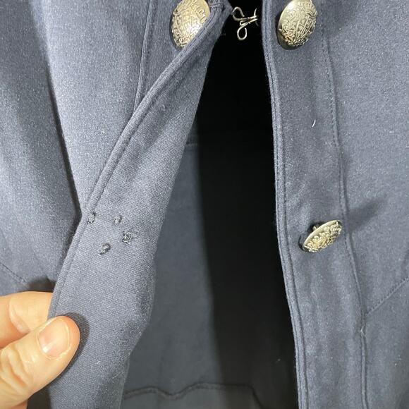 Lane Bryant Women's Plus Size Navy Blue Military Style Blazer - Size 26 - Jacket - Picture 6 of 7